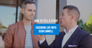 how to tell a story sean cannell facebook live