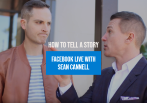 how to tell a story sean cannell facebook live